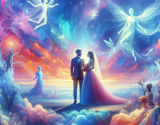Wedding in magical moments