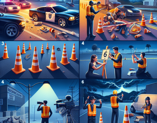 5 situatii in care conurile reflectorizante sunt utile in trafic