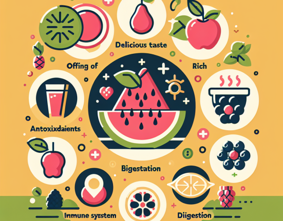 1. Gust delicios2. Bogat in antioxidanti3. Stimuleaza sistemul imunitar4. Contribuie la digestie5. Ajuta la mentinerea sanatatii pielii