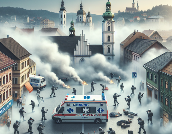Atac cu spray lacrimogen la sediul Ambulantei din Brasov Mai multe persoane au avut stari de rau