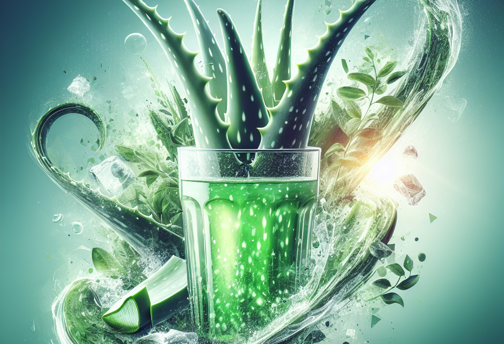 Suc de aloe vera pentru detoxifiere si eliminarea constipatiei