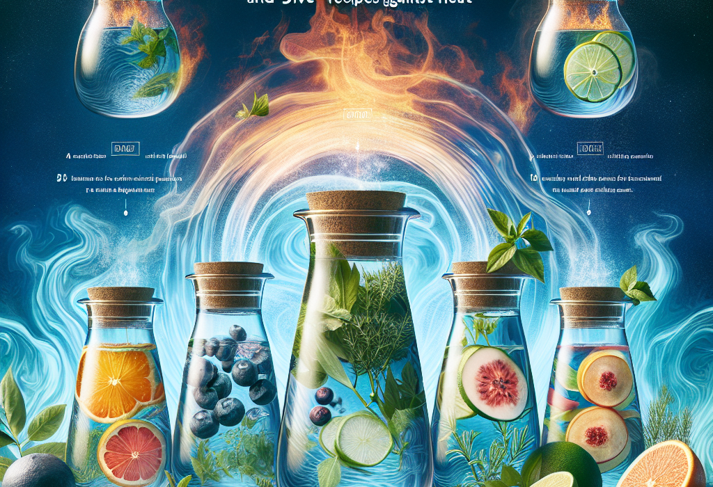 Apa infuzata si 5 retete delicioase impotriva caldurii