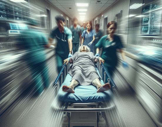 HALUCINANT Femeie de 90 de ani adusa la spital