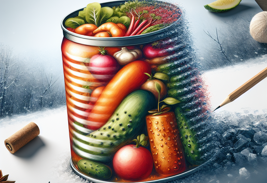 Conserva de legume pentru iarna ghiveci delicios