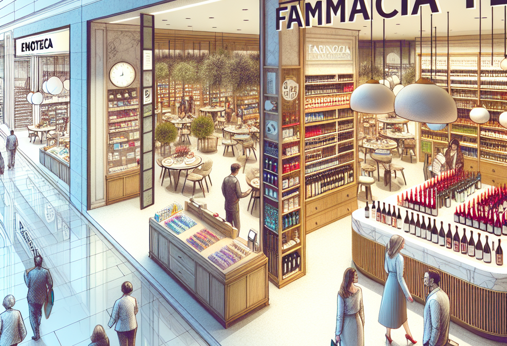 Farmacia Tei si Enoteca noutati la ElectroPutere Mall