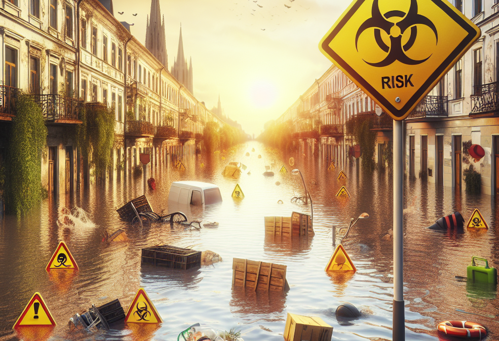 Risc de contaminare in Galati dupa inundatiile istorice