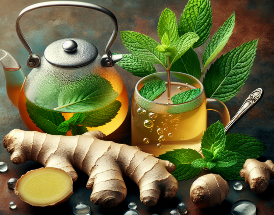Suc de ghimbir sau ceai de menta