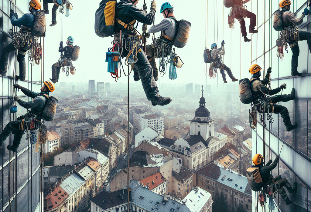 Alpinism utilitar specializat in lucrari de inaltime in Bucuresti