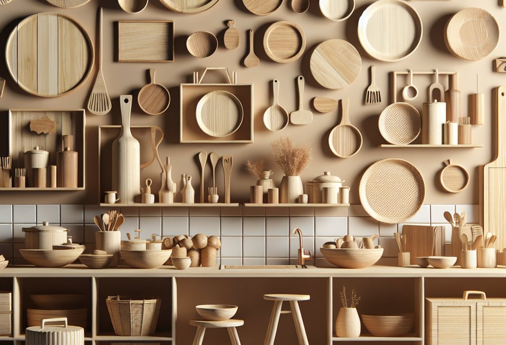 Platouri din lemn pentru decor autentic in bucatarie