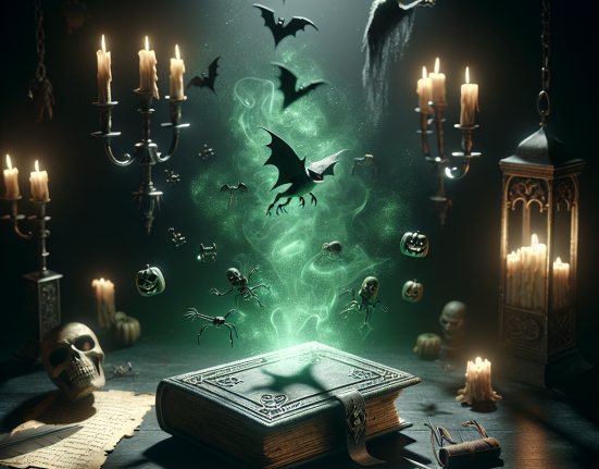 Sperie i pe toti de Halloween cu o carte