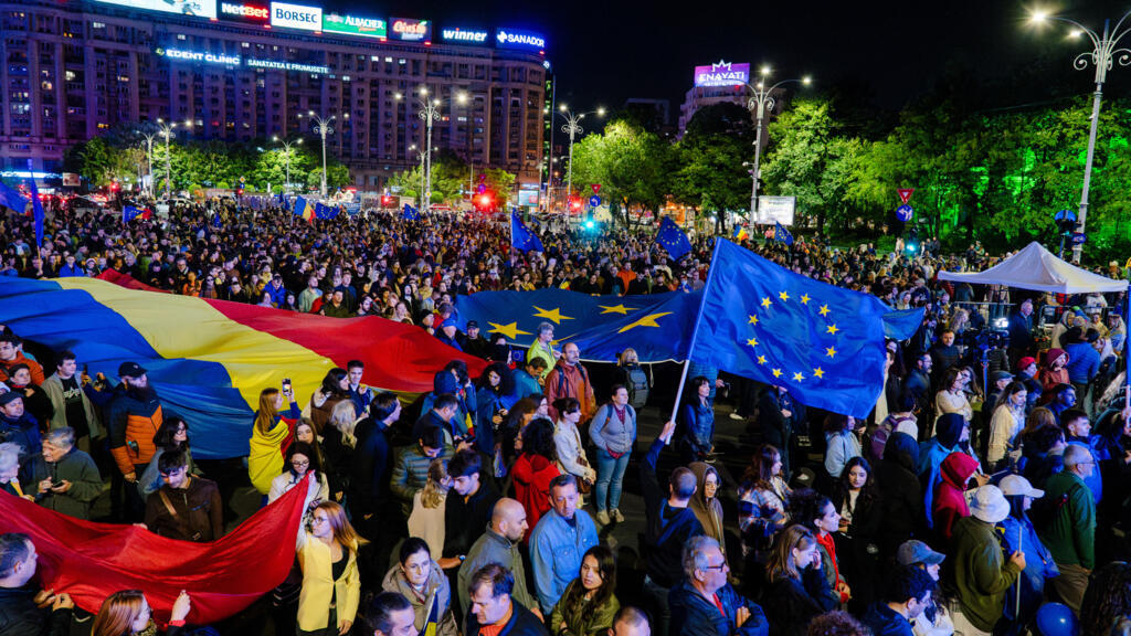 Ziua Europei Cel mai mare miting proeuropean in Bucuresti