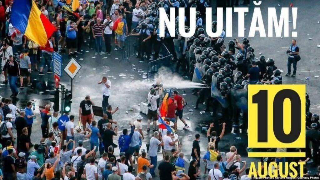 7 ani de la 10 August Protest Coruptia ucide in Piata Victoriei
